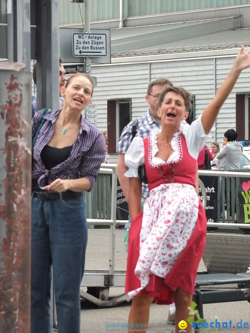 Partyschiff: Lederhosen und Dirndl: Friedrichshafen am Bodensee, 04.08.2012