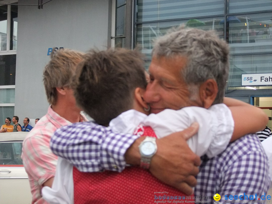 Partyschiff: Lederhosen und Dirndl: Friedrichshafen am Bodensee, 04.08.2012