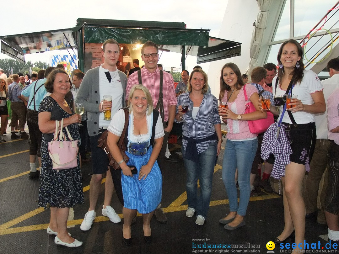 Partyschiff: Lederhosen und Dirndl: Friedrichshafen am Bodensee, 04.08.2012