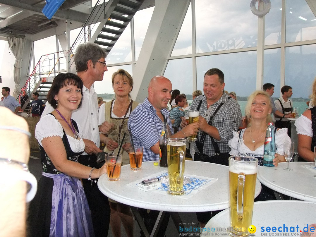 Partyschiff: Lederhosen und Dirndl: Friedrichshafen am Bodensee, 04.08.2012