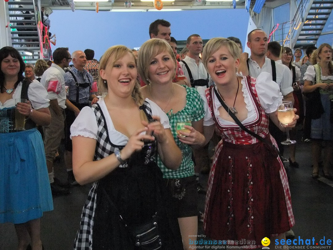 Partyschiff: Lederhosen und Dirndl: Friedrichshafen am Bodensee, 04.08.2012