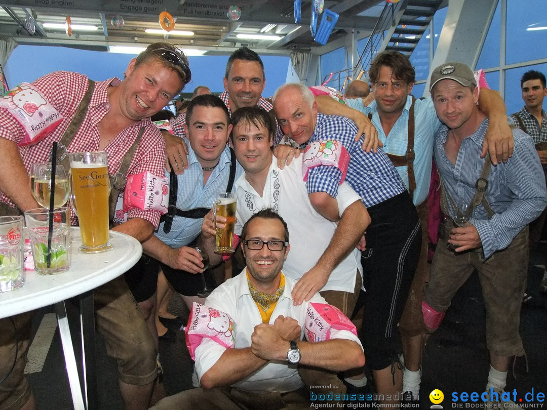 Partyschiff: Lederhosen und Dirndl: Friedrichshafen am Bodensee, 04.08.2012