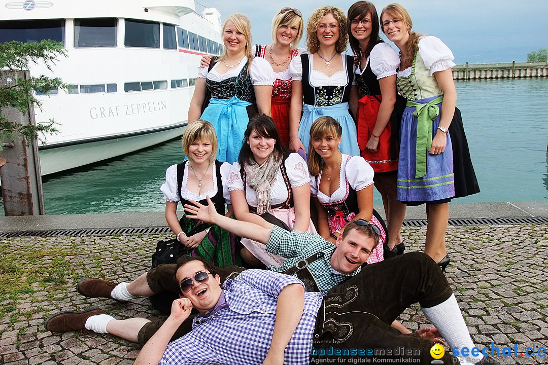 Partyschiff: Lederhosen und Dirndl: Friedrichshafen am Bodensee, 04.08.2012