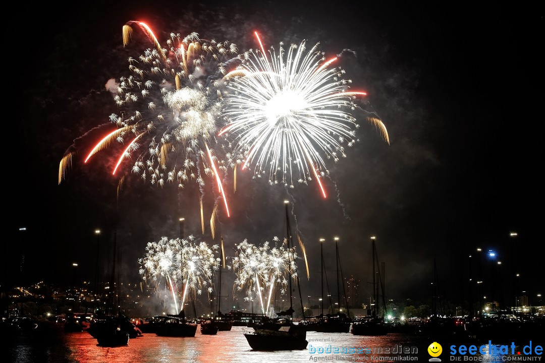 Feuerwerk - Seenachtfest 2012: Konstanz am Bodensee, 11.08.2012