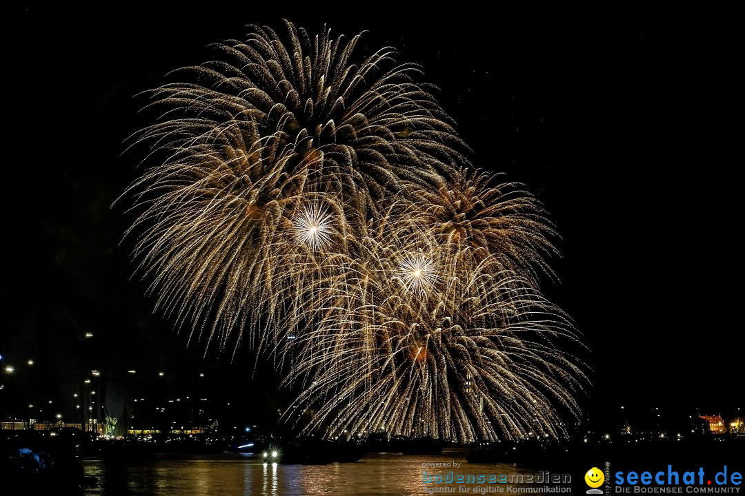 Feuerwerk - Seenachtfest 2012: Konstanz am Bodensee, 11.08.2012