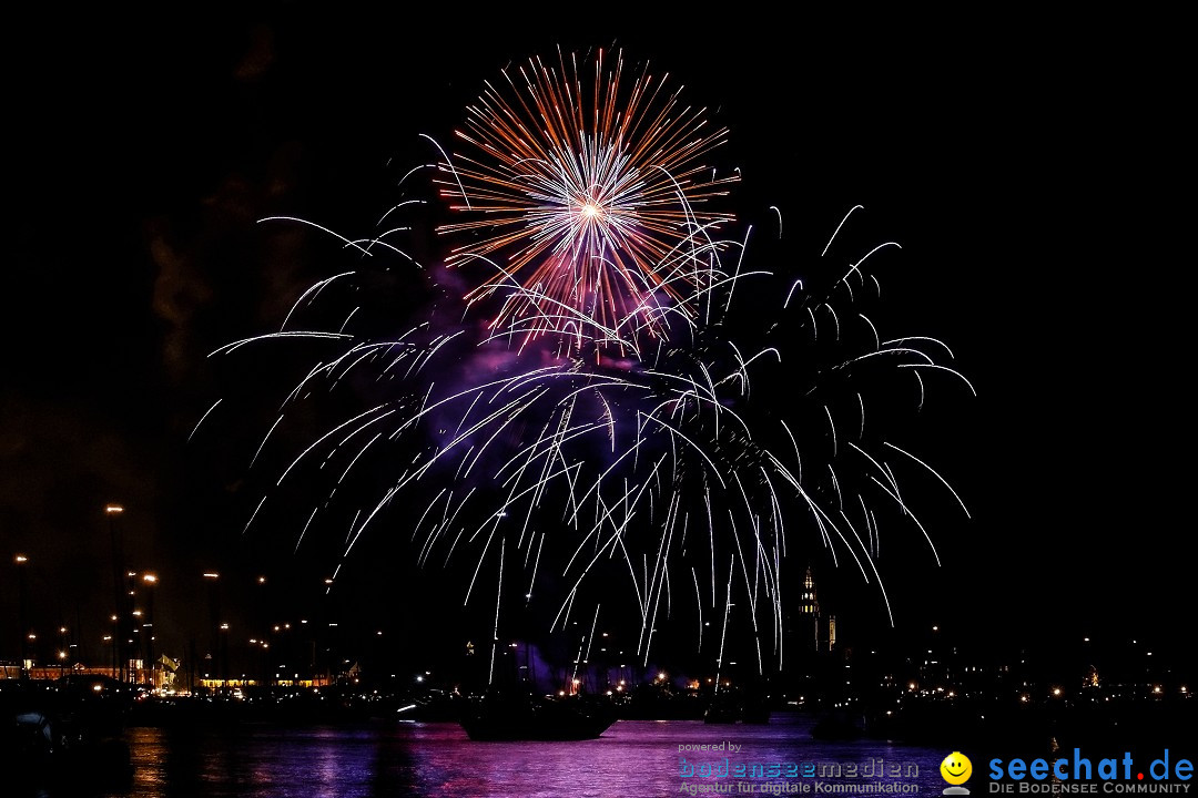 Feuerwerk - Seenachtfest 2012: Konstanz am Bodensee, 11.08.2012