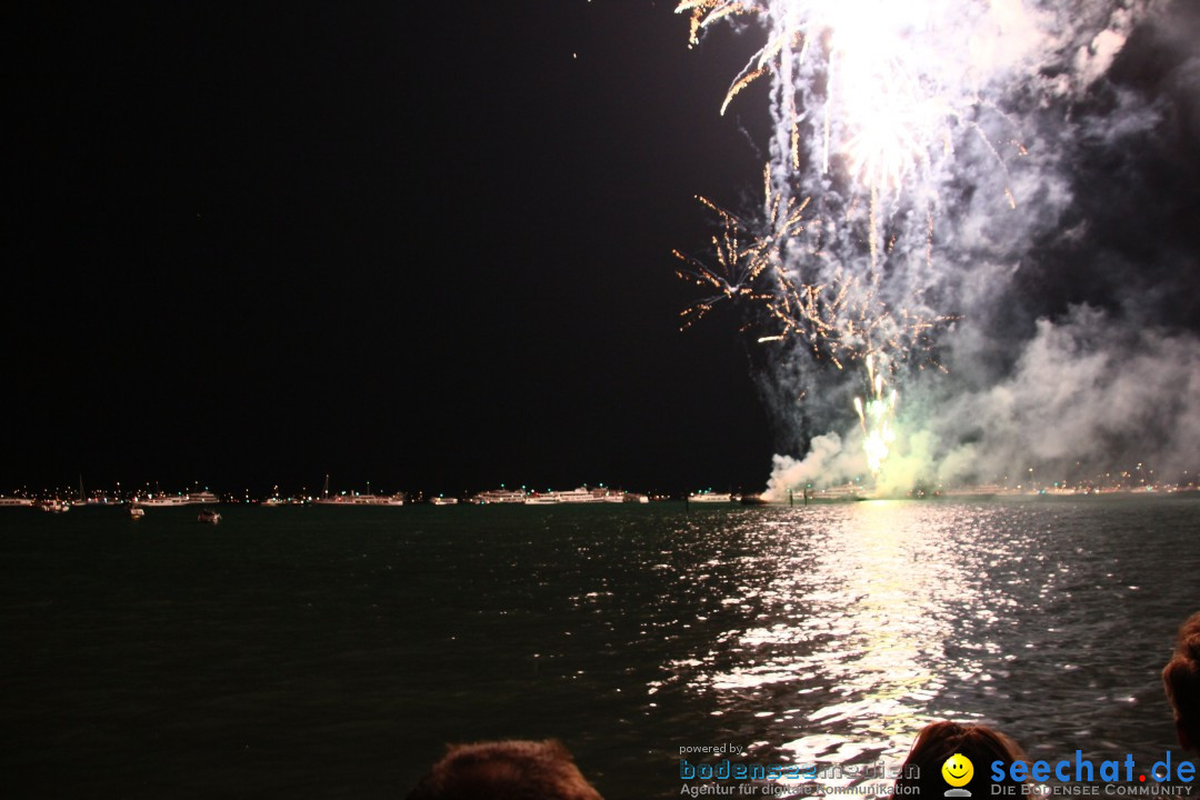 Feuerwerk - Seenachtfest 2012: Konstanz am Bodensee, 11.08.2012