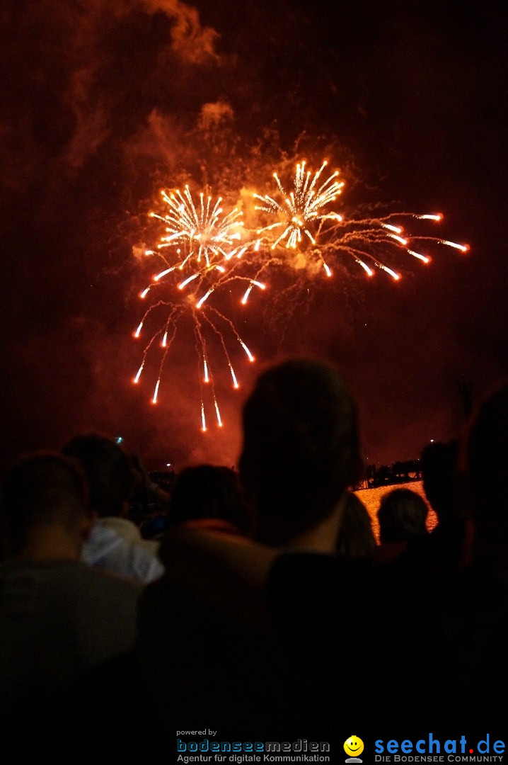 Feuerwerk - Seenachtfest 2012: Konstanz am Bodensee, 11.08.2012