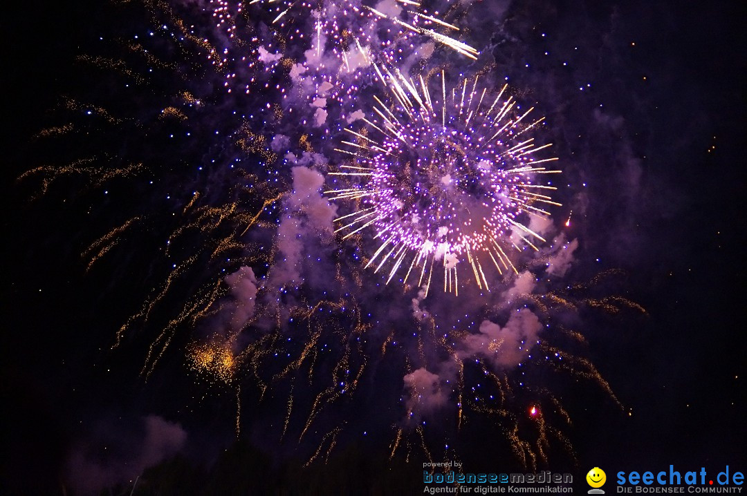 Feuerwerk - Seenachtfest 2012: Konstanz am Bodensee, 11.08.2012