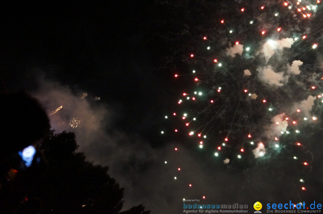 Feuerwerk - Seenachtfest 2012: Konstanz am Bodensee, 11.08.2012