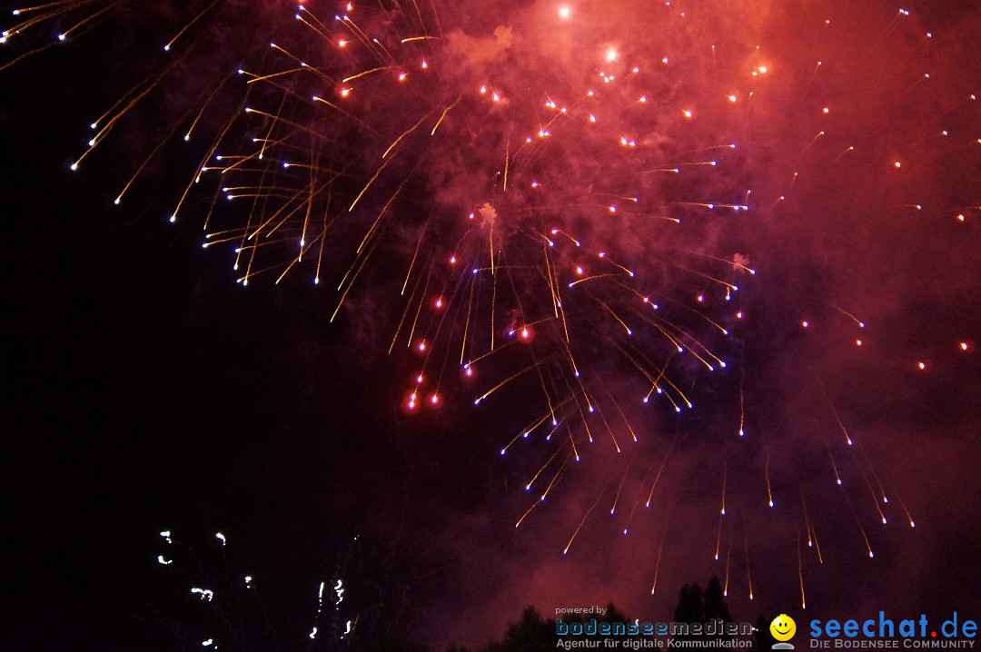 Feuerwerk - Seenachtfest 2012: Konstanz am Bodensee, 11.08.2012