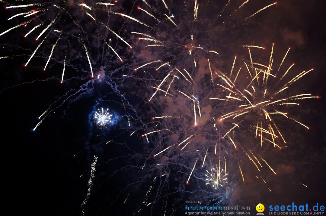 Feuerwerk - Seenachtfest 2012: Konstanz am Bodensee, 11.08.2012