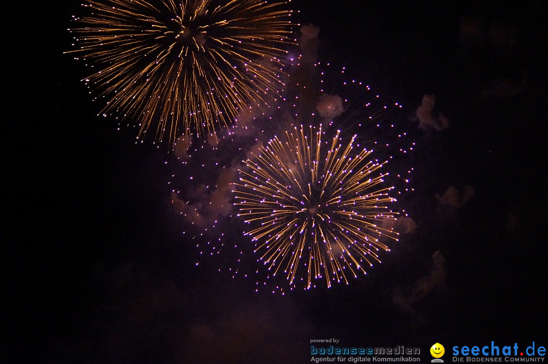 Feuerwerk - Seenachtfest 2012: Konstanz am Bodensee, 11.08.2012