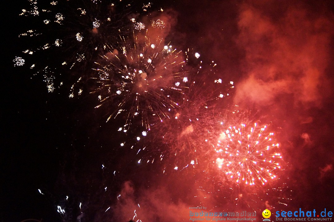 Feuerwerk - Seenachtfest 2012: Konstanz am Bodensee, 11.08.2012