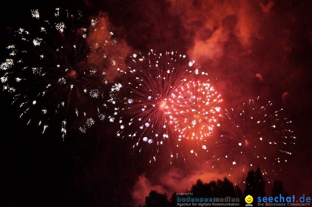 Feuerwerk - Seenachtfest 2012: Konstanz am Bodensee, 11.08.2012