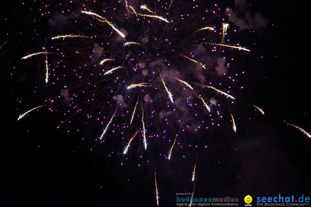 Feuerwerk - Seenachtfest 2012: Konstanz am Bodensee, 11.08.2012