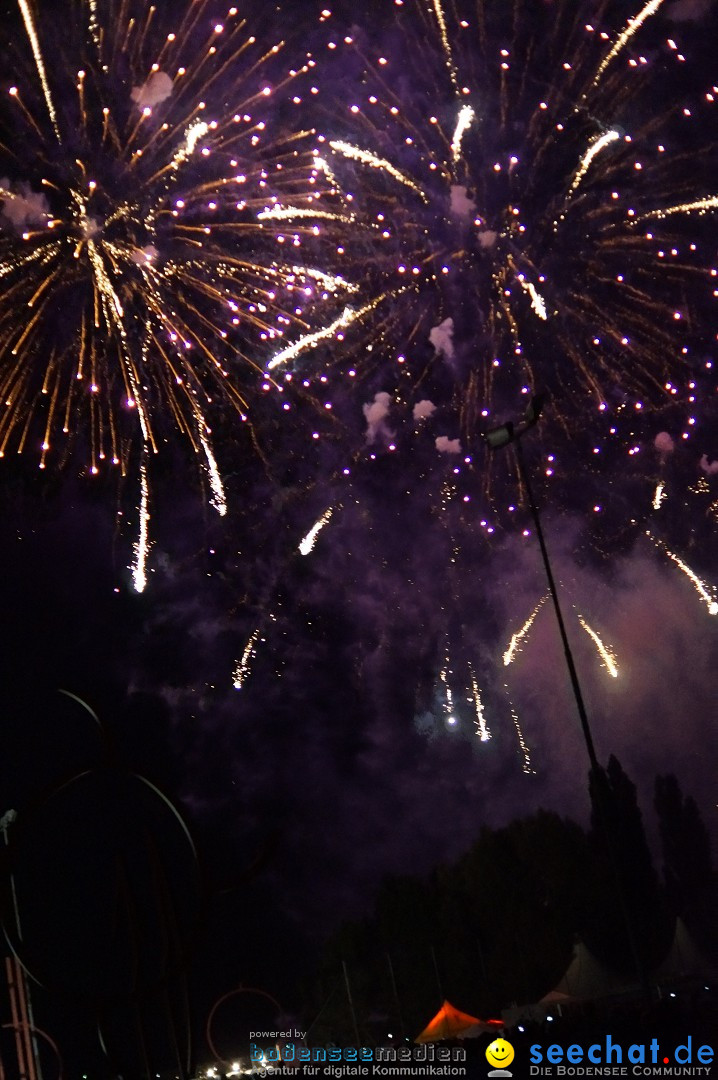 Feuerwerk - Seenachtfest 2012: Konstanz am Bodensee, 11.08.2012