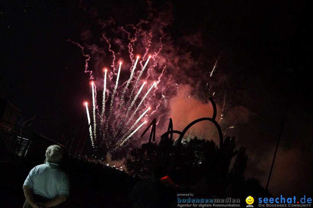 Feuerwerk - Seenachtfest 2012: Konstanz am Bodensee, 11.08.2012