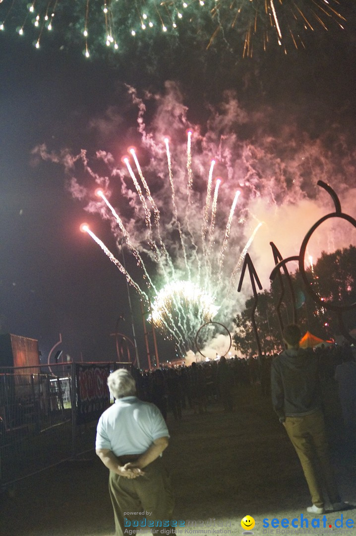 Feuerwerk - Seenachtfest 2012: Konstanz am Bodensee, 11.08.2012