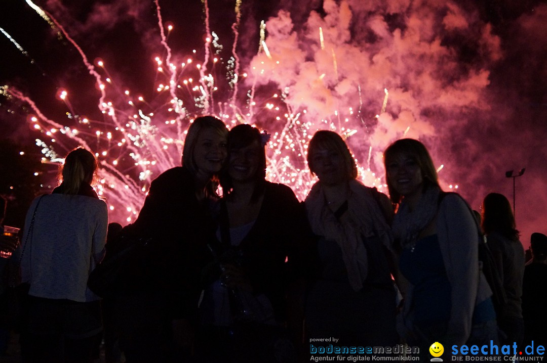 Feuerwerk - Seenachtfest 2012: Konstanz am Bodensee, 11.08.2012