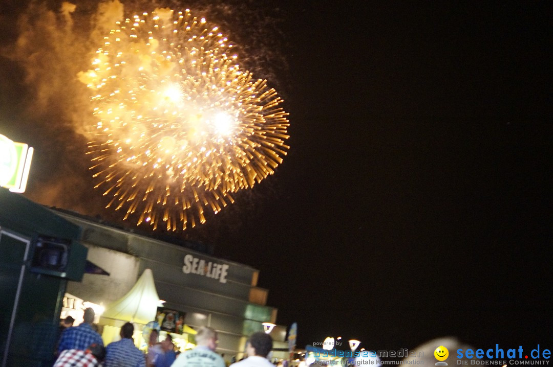 Feuerwerk - Seenachtfest 2012: Konstanz am Bodensee, 11.08.2012