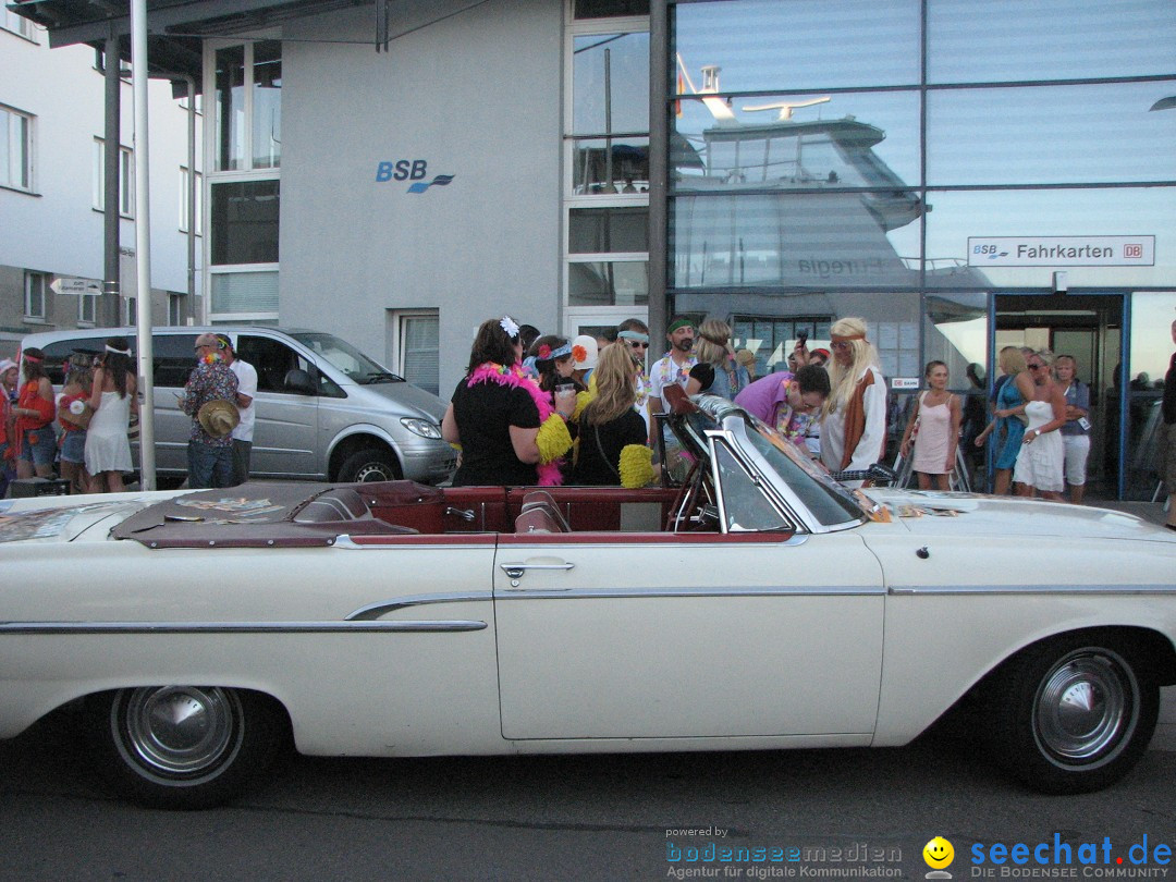 Partyschiff: FLOWER-POWER: Friedrichshafen am Bodensee, 18.08.2012