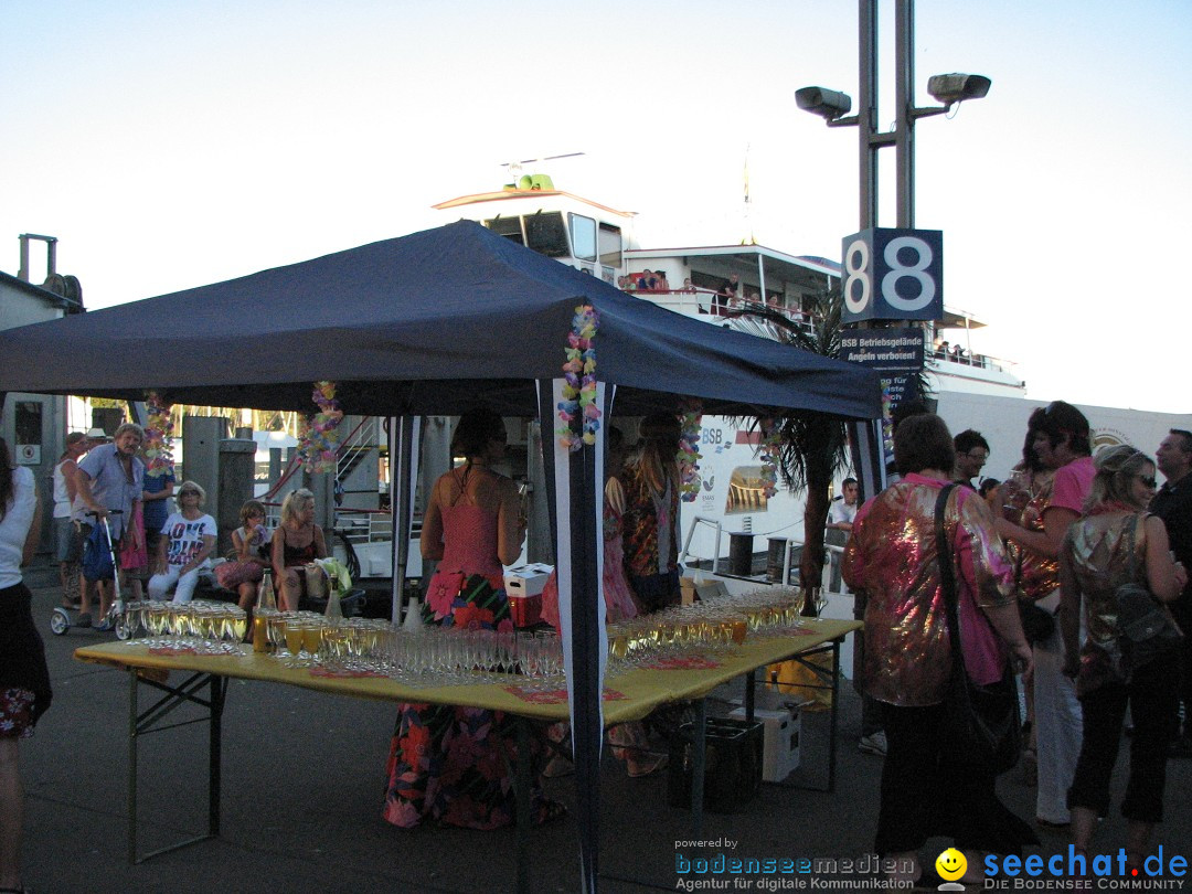 Partyschiff: FLOWER-POWER: Friedrichshafen am Bodensee, 18.08.2012