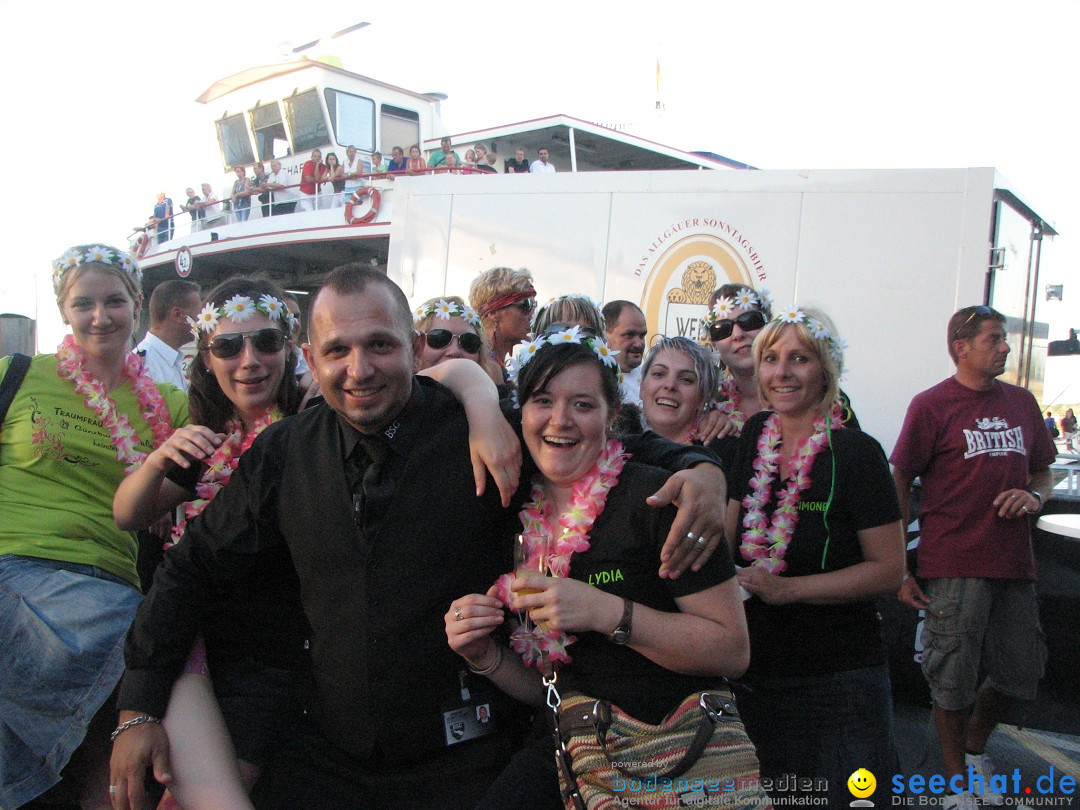 Partyschiff: FLOWER-POWER: Friedrichshafen am Bodensee, 18.08.2012