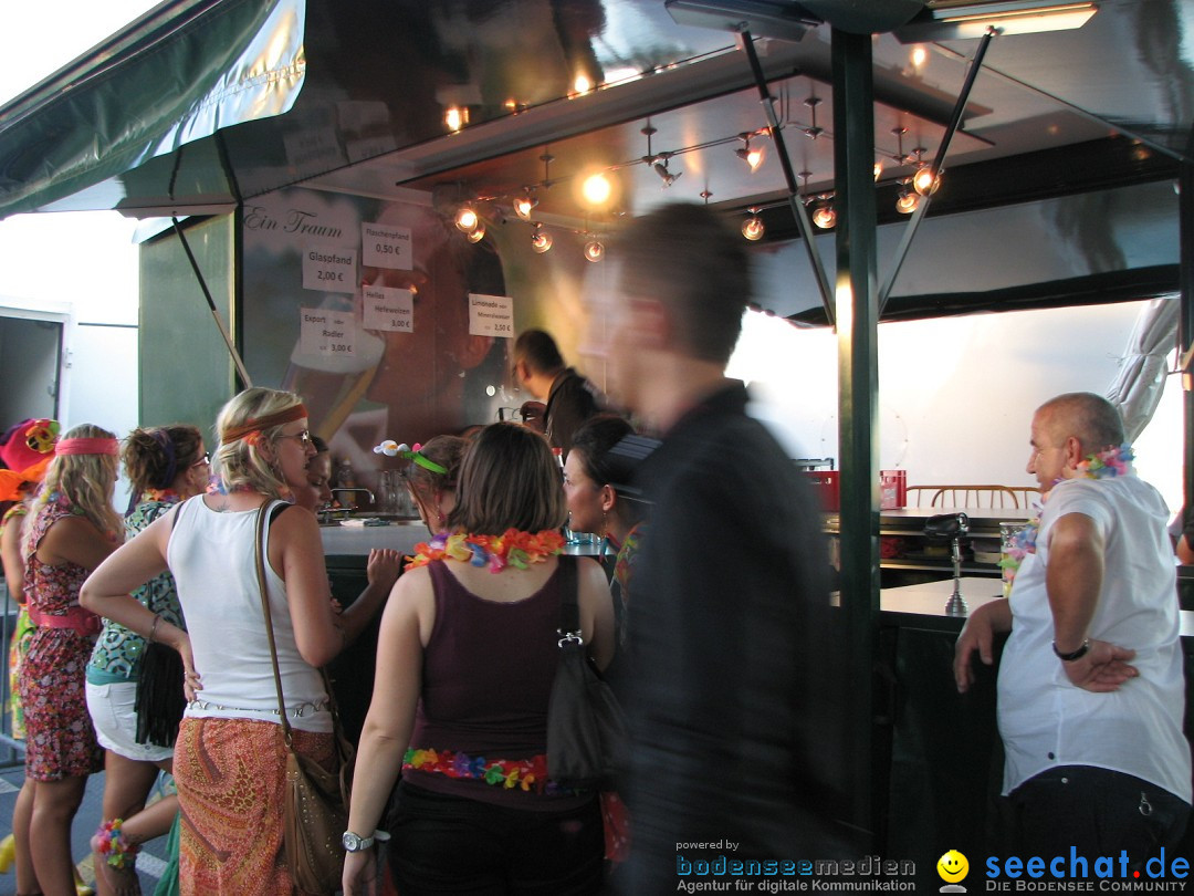 Partyschiff: FLOWER-POWER: Friedrichshafen am Bodensee, 18.08.2012