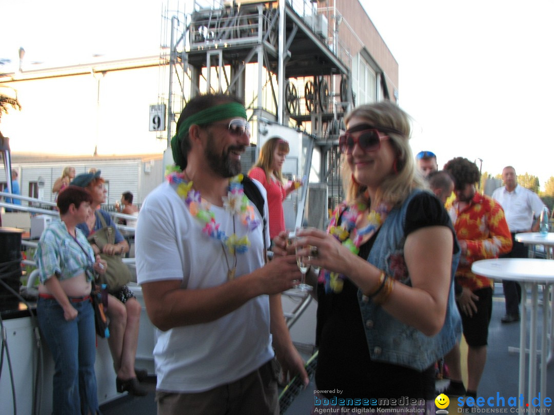 Partyschiff: FLOWER-POWER: Friedrichshafen am Bodensee, 18.08.2012