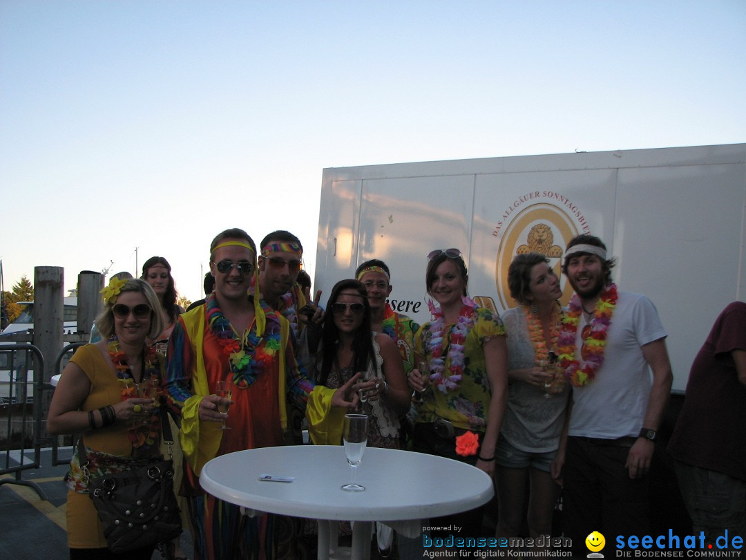 Partyschiff: FLOWER-POWER: Friedrichshafen am Bodensee, 18.08.2012