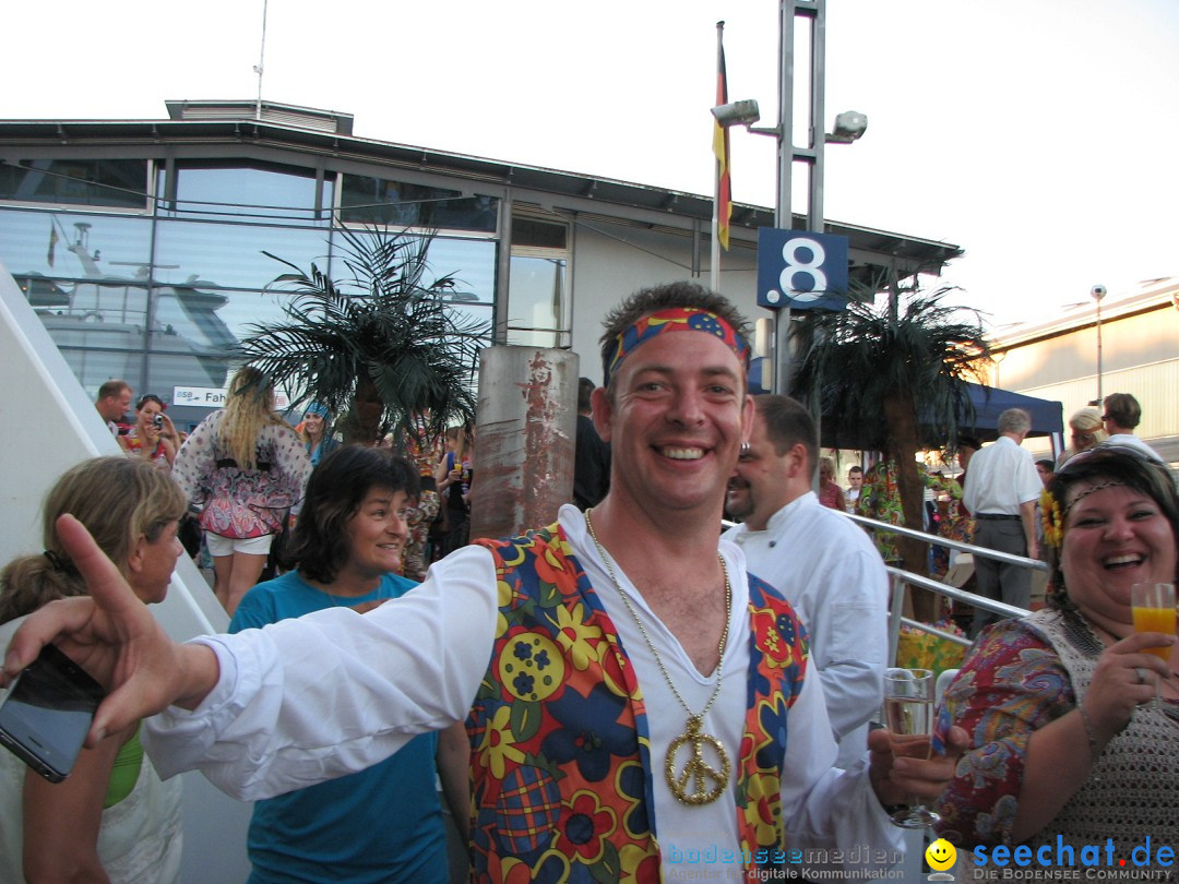 Partyschiff: FLOWER-POWER: Friedrichshafen am Bodensee, 18.08.2012