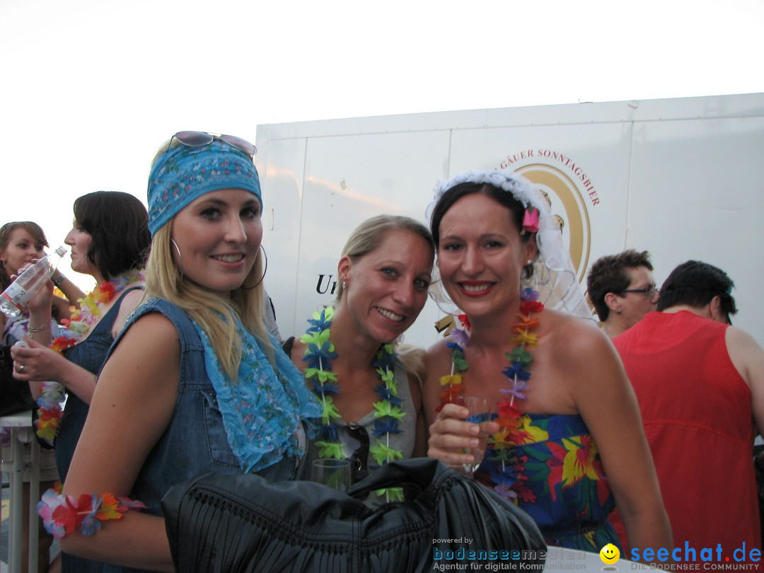 Partyschiff: FLOWER-POWER: Friedrichshafen am Bodensee, 18.08.2012