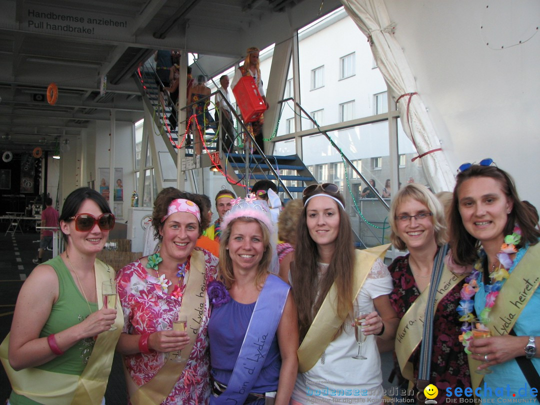 Partyschiff: FLOWER-POWER: Friedrichshafen am Bodensee, 18.08.2012