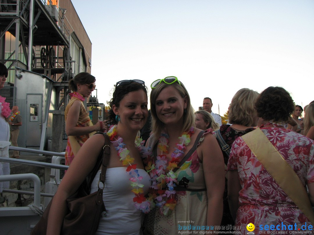 Partyschiff: FLOWER-POWER: Friedrichshafen am Bodensee, 18.08.2012