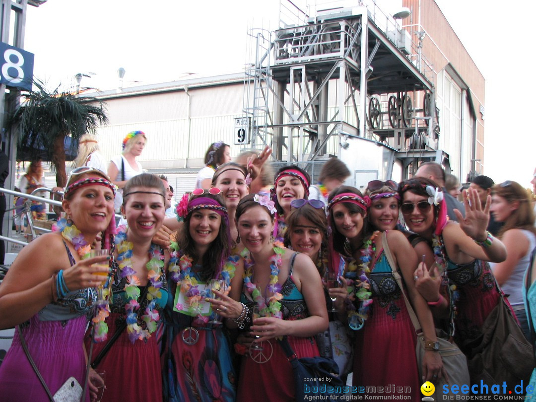 Partyschiff: FLOWER-POWER: Friedrichshafen am Bodensee, 18.08.2012