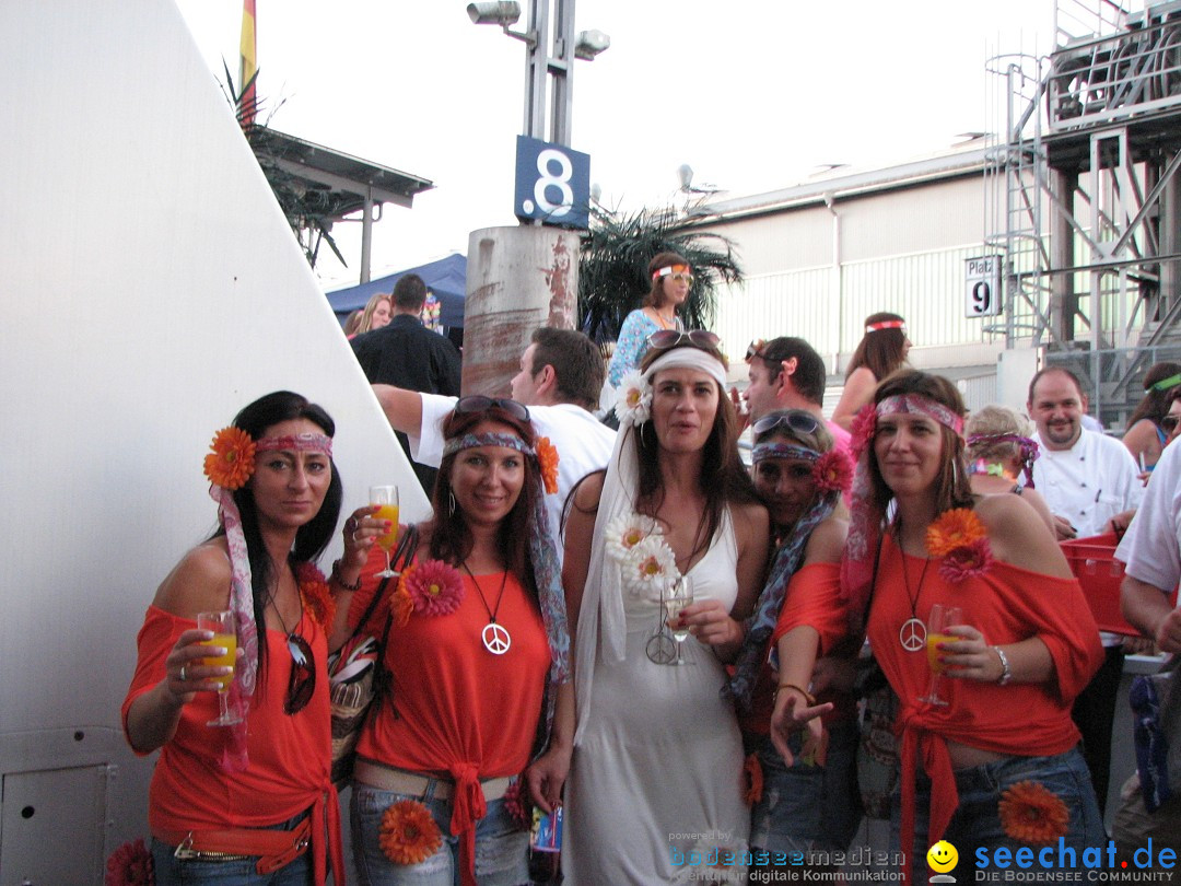 Partyschiff: FLOWER-POWER: Friedrichshafen am Bodensee, 18.08.2012