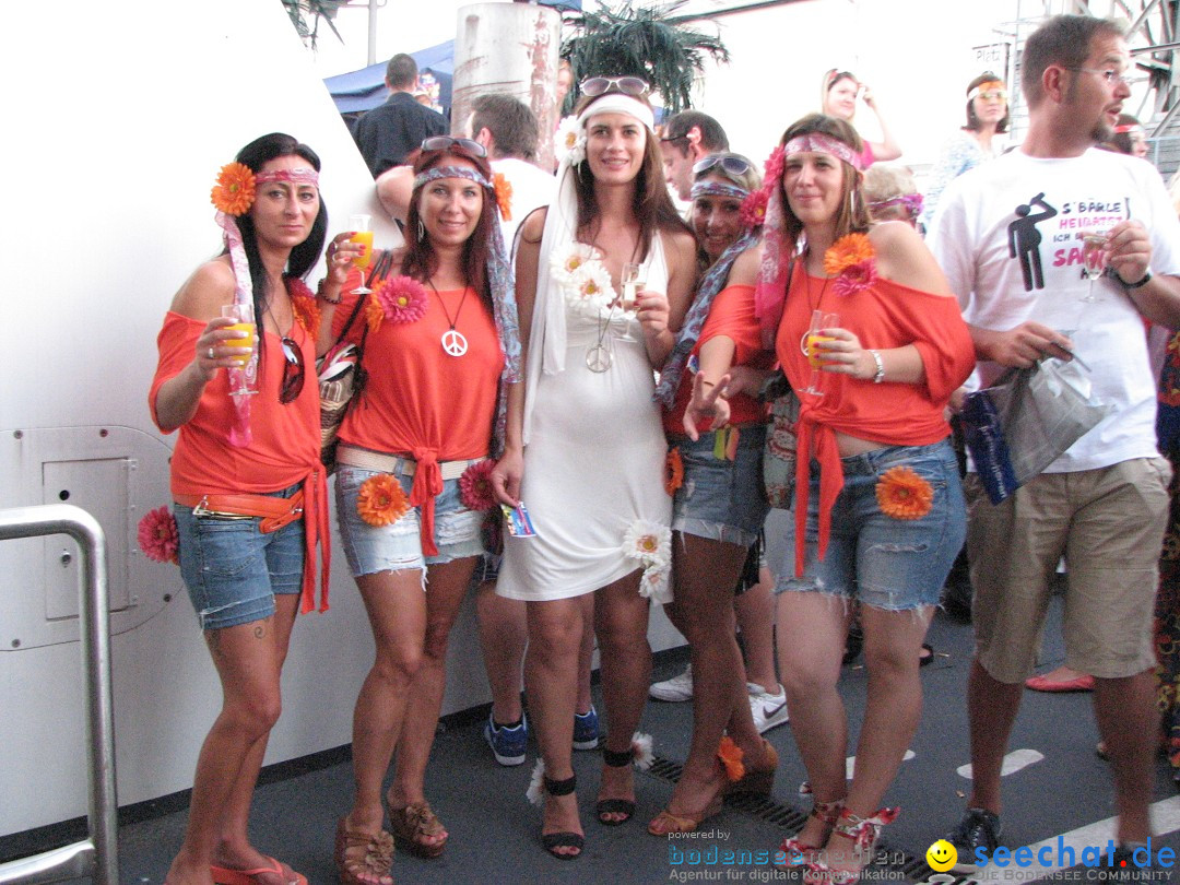 Partyschiff: FLOWER-POWER: Friedrichshafen am Bodensee, 18.08.2012