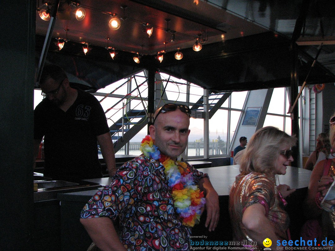 Partyschiff: FLOWER-POWER: Friedrichshafen am Bodensee, 18.08.2012