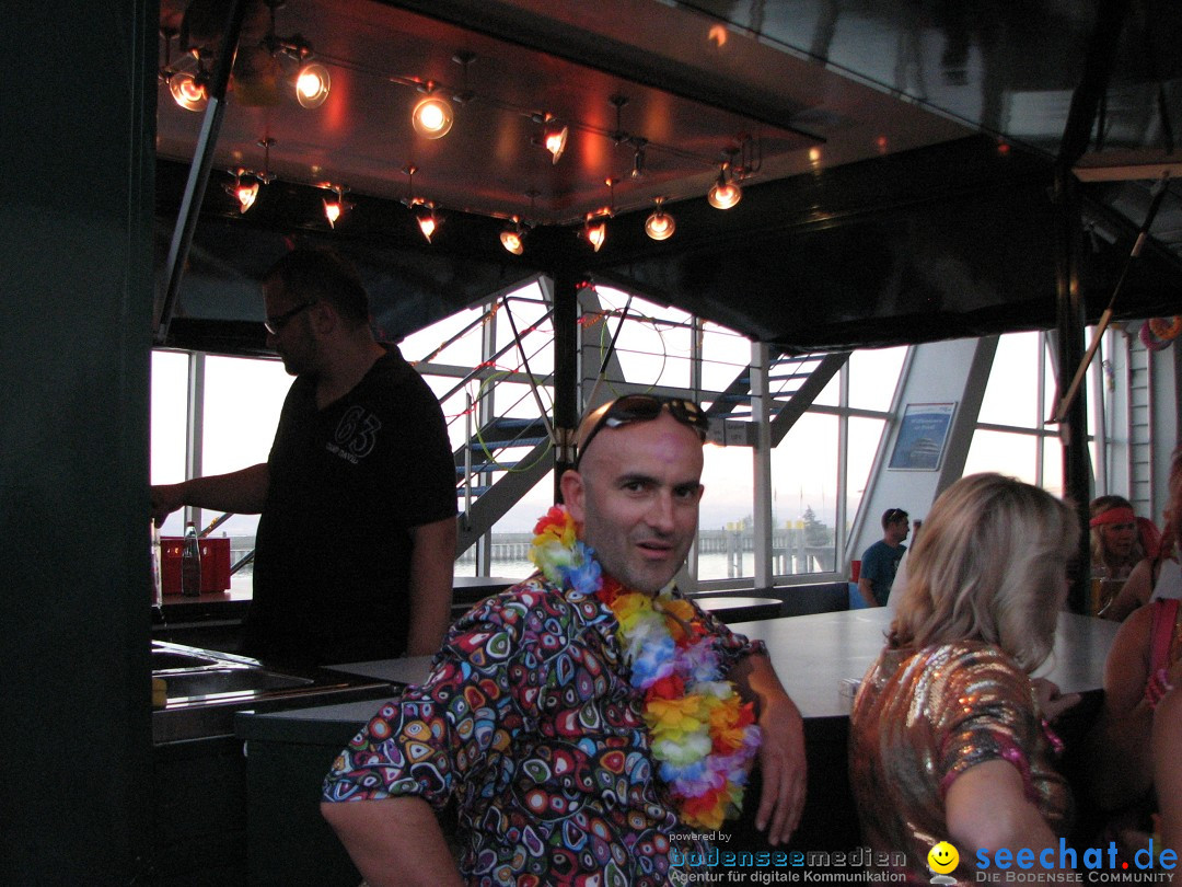 Partyschiff: FLOWER-POWER: Friedrichshafen am Bodensee, 18.08.2012