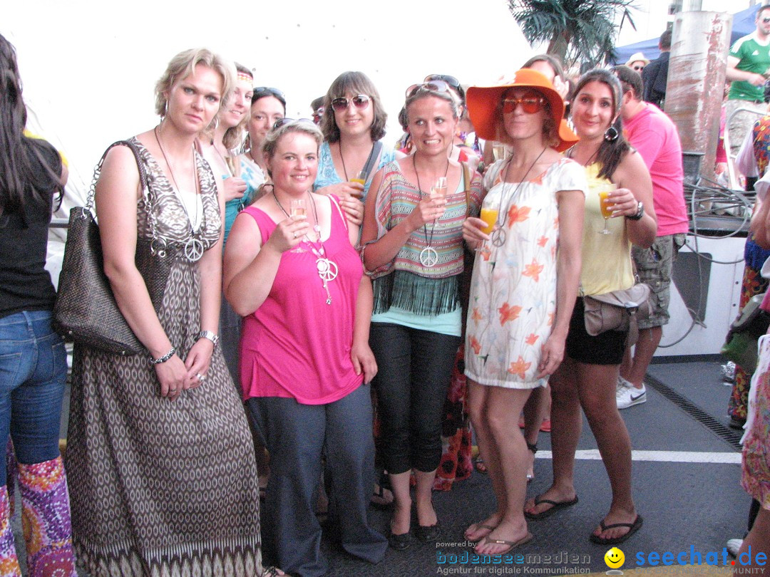 Partyschiff: FLOWER-POWER: Friedrichshafen am Bodensee, 18.08.2012