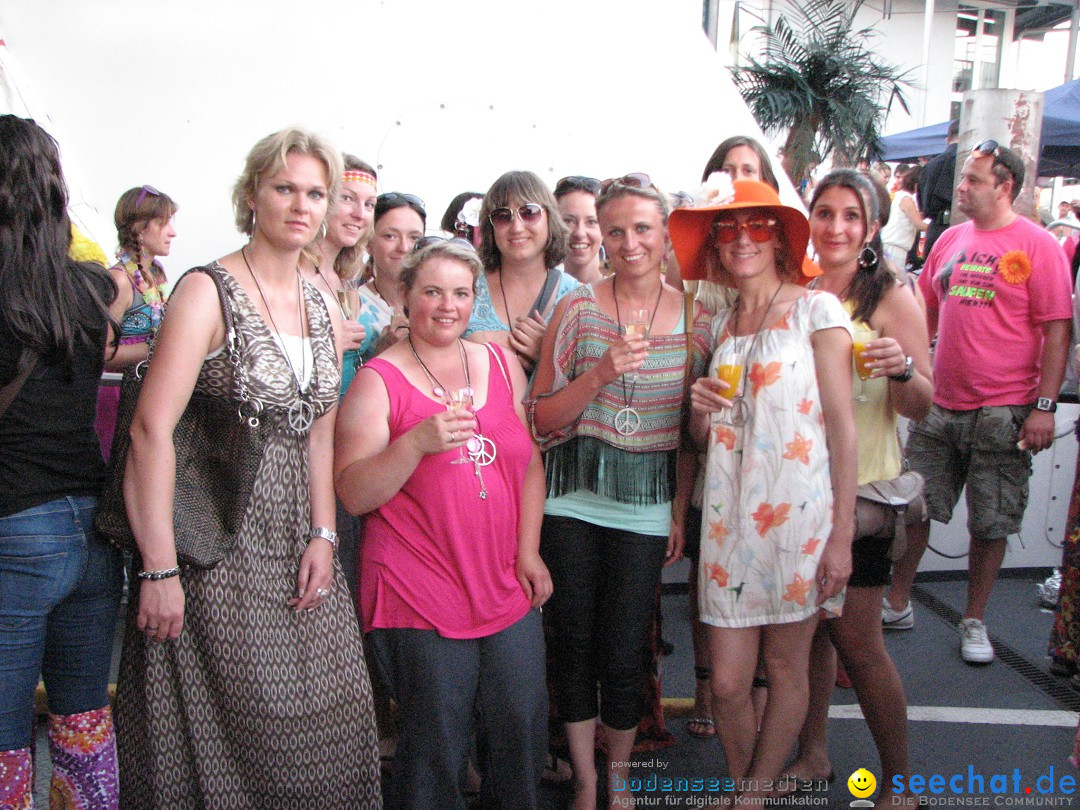 Partyschiff: FLOWER-POWER: Friedrichshafen am Bodensee, 18.08.2012