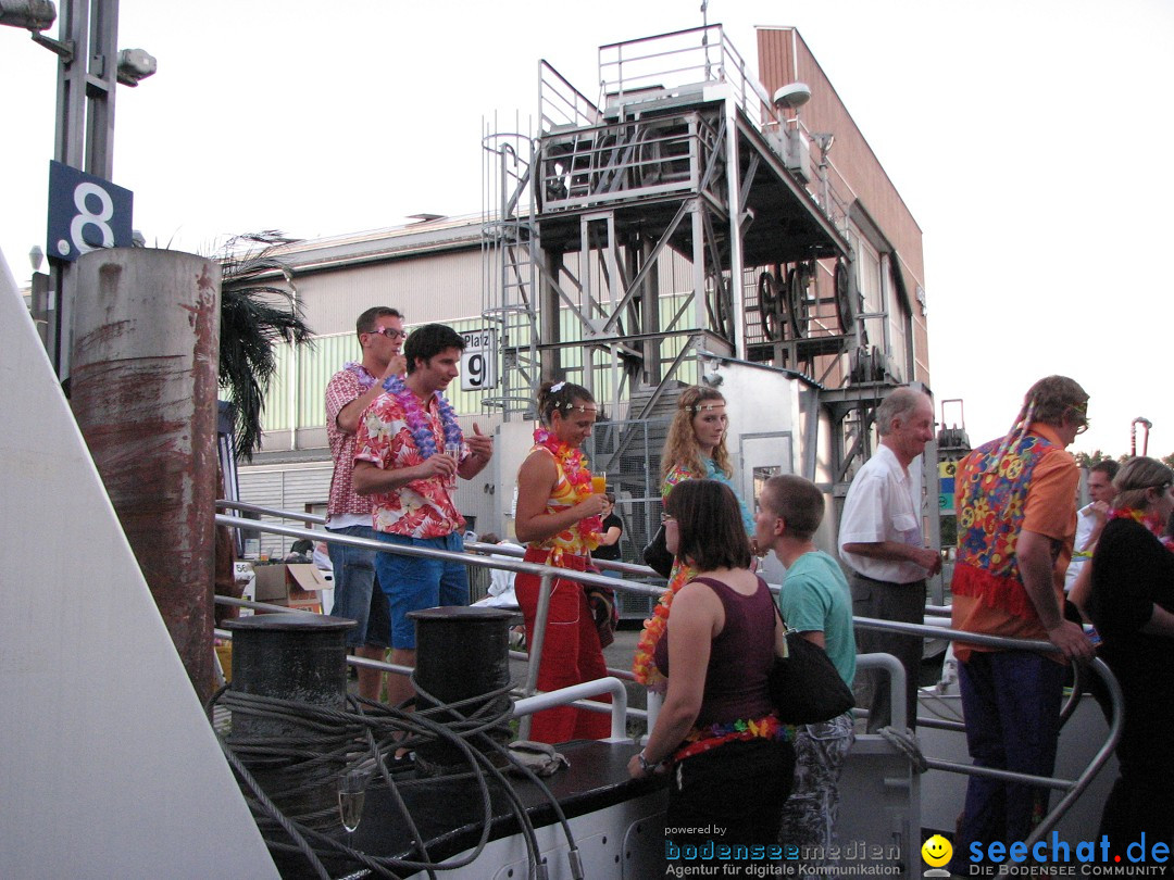 Partyschiff: FLOWER-POWER: Friedrichshafen am Bodensee, 18.08.2012