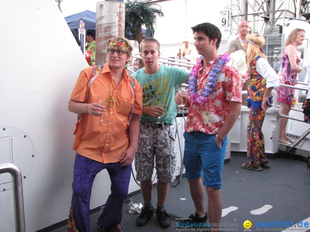 Partyschiff: FLOWER-POWER: Friedrichshafen am Bodensee, 18.08.2012