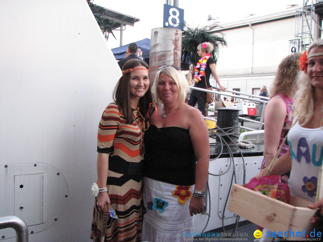 Partyschiff: FLOWER-POWER: Friedrichshafen am Bodensee, 18.08.2012