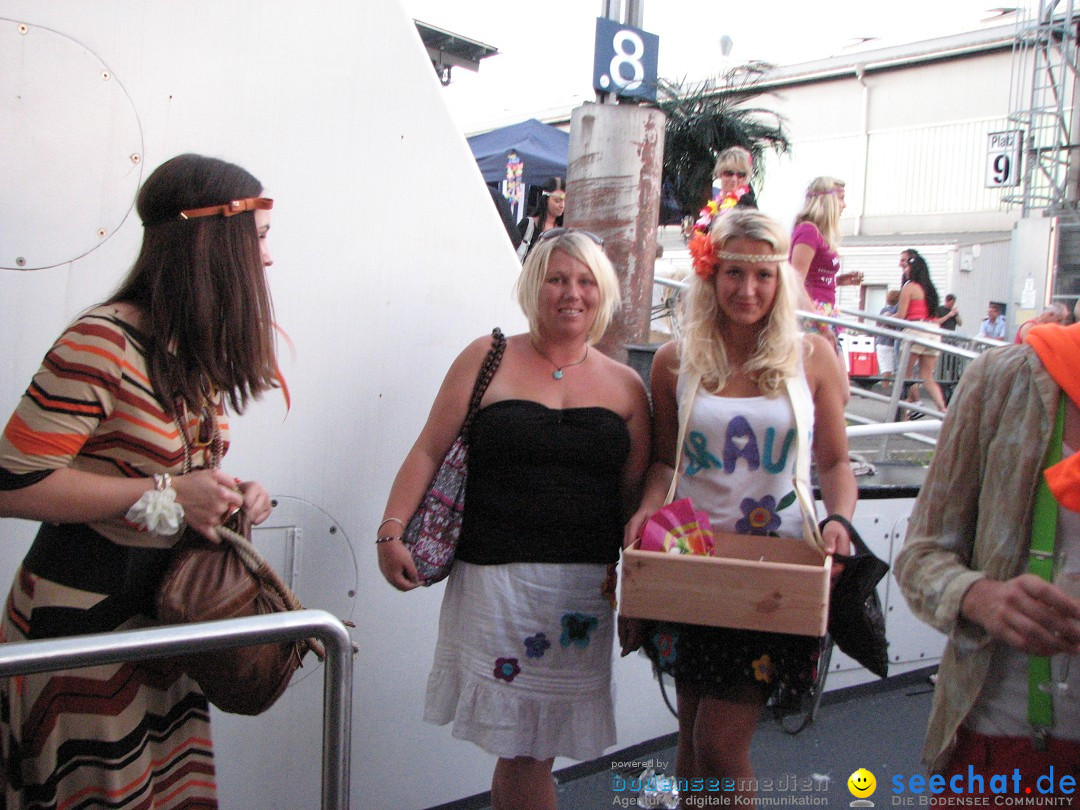 Partyschiff: FLOWER-POWER: Friedrichshafen am Bodensee, 18.08.2012