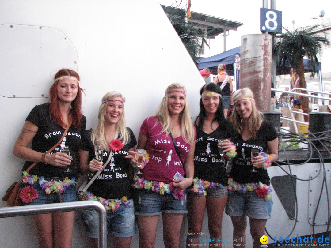 Partyschiff: FLOWER-POWER: Friedrichshafen am Bodensee, 18.08.2012