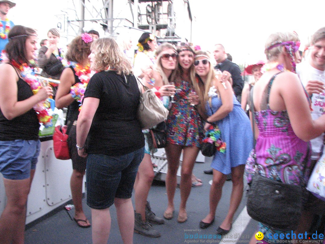 Partyschiff: FLOWER-POWER: Friedrichshafen am Bodensee, 18.08.2012