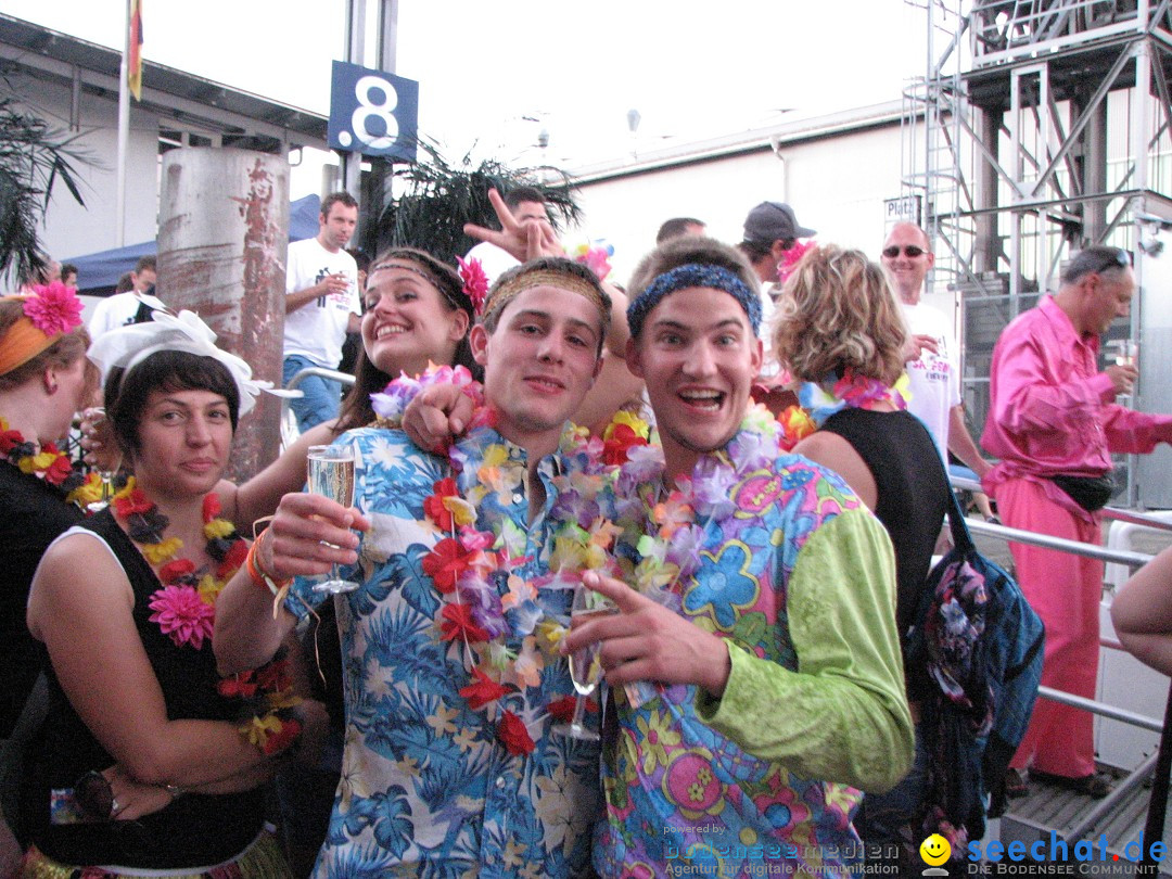 Partyschiff: FLOWER-POWER: Friedrichshafen am Bodensee, 18.08.2012