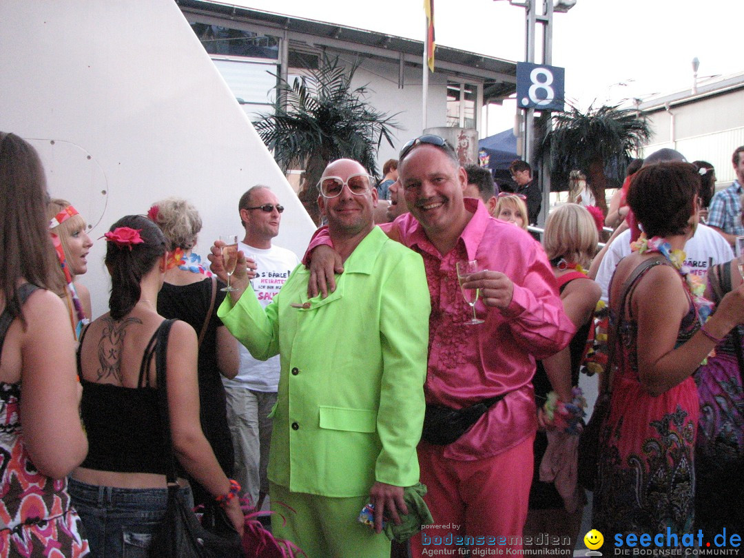 Partyschiff: FLOWER-POWER: Friedrichshafen am Bodensee, 18.08.2012